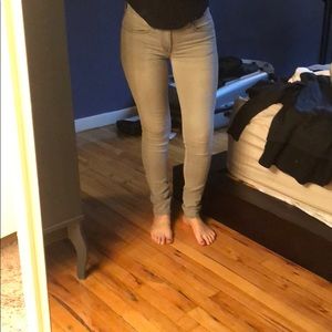 Wild fox skinny leg gray denim